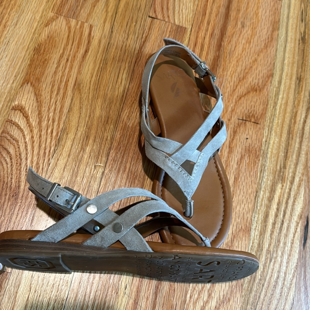 Franco Sarto sandals size 6.5 color gray